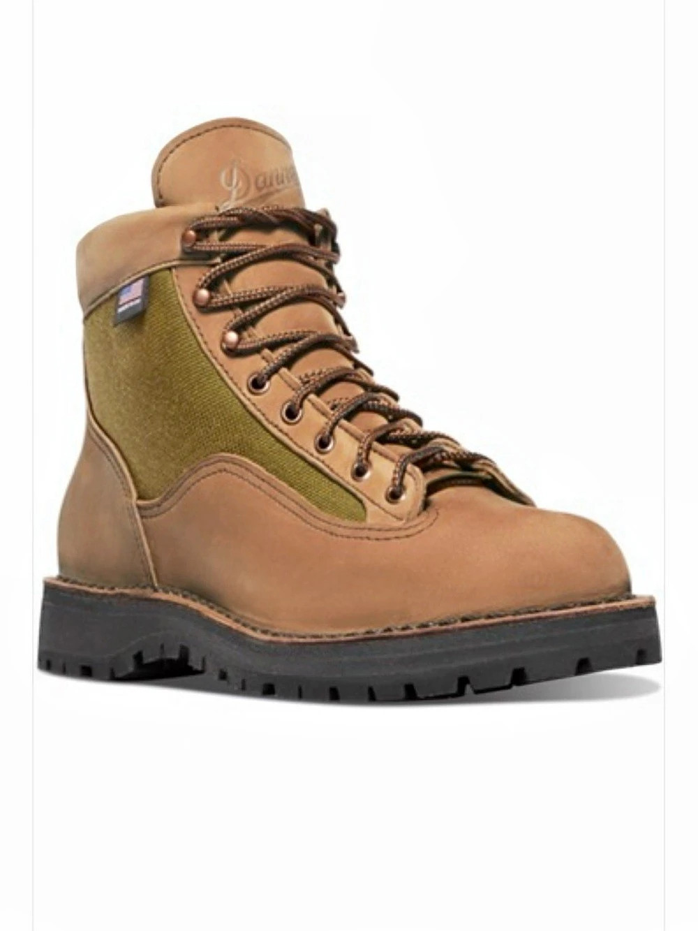 Danner Mountain Light Cascade Clovis Lace Up Boots Brown & Green US 7 new